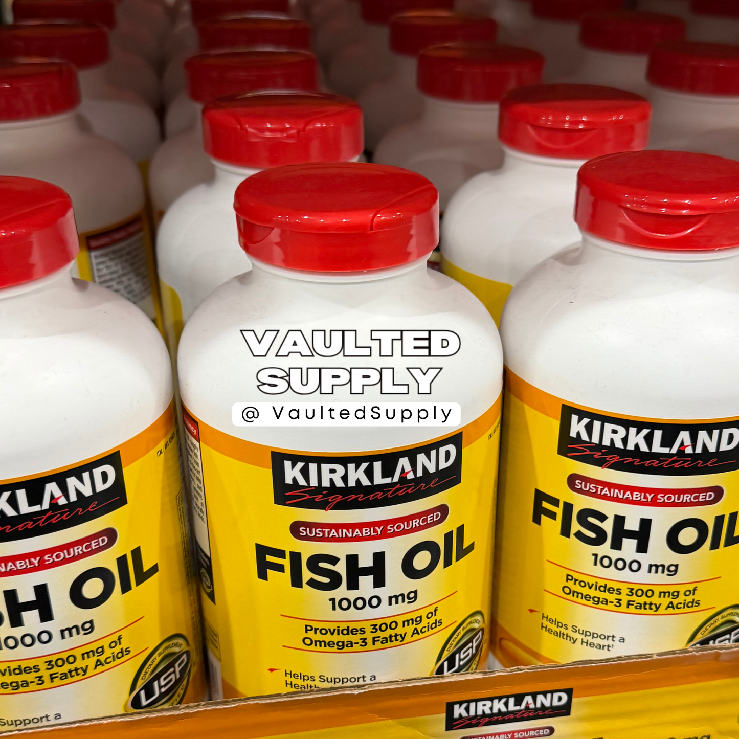 Kirkland Signature Fish Oil 1000mg 400 Softgels Omega-3 EPA DHA USP EXP 07/28