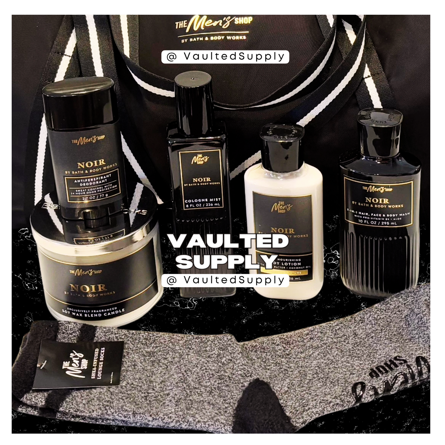 Bath & Body Works Men’s NOIR 7-Piece Gift Bundle • Holiday Set • Fresh Stock