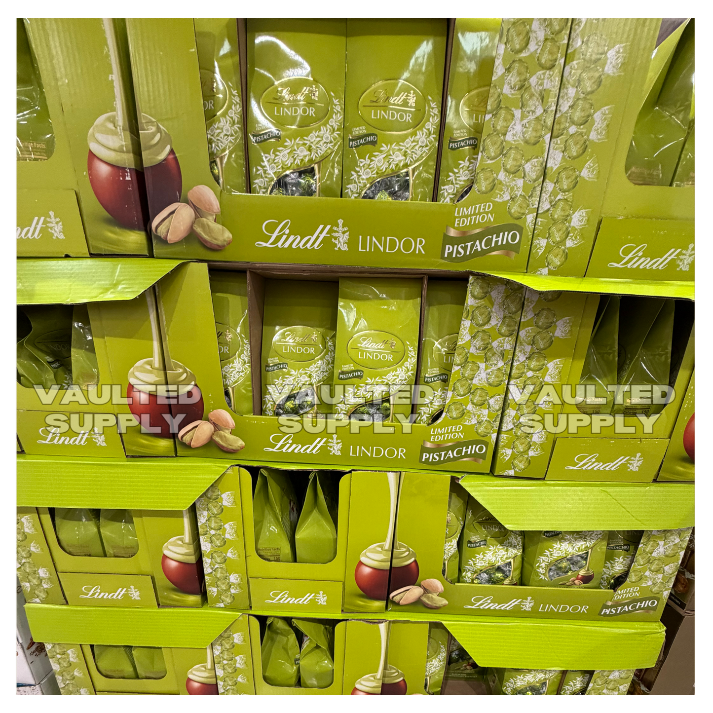 Lindt Pistachio Truffles 22 oz (2 Pack) Limited Edition Lindor Chocolate