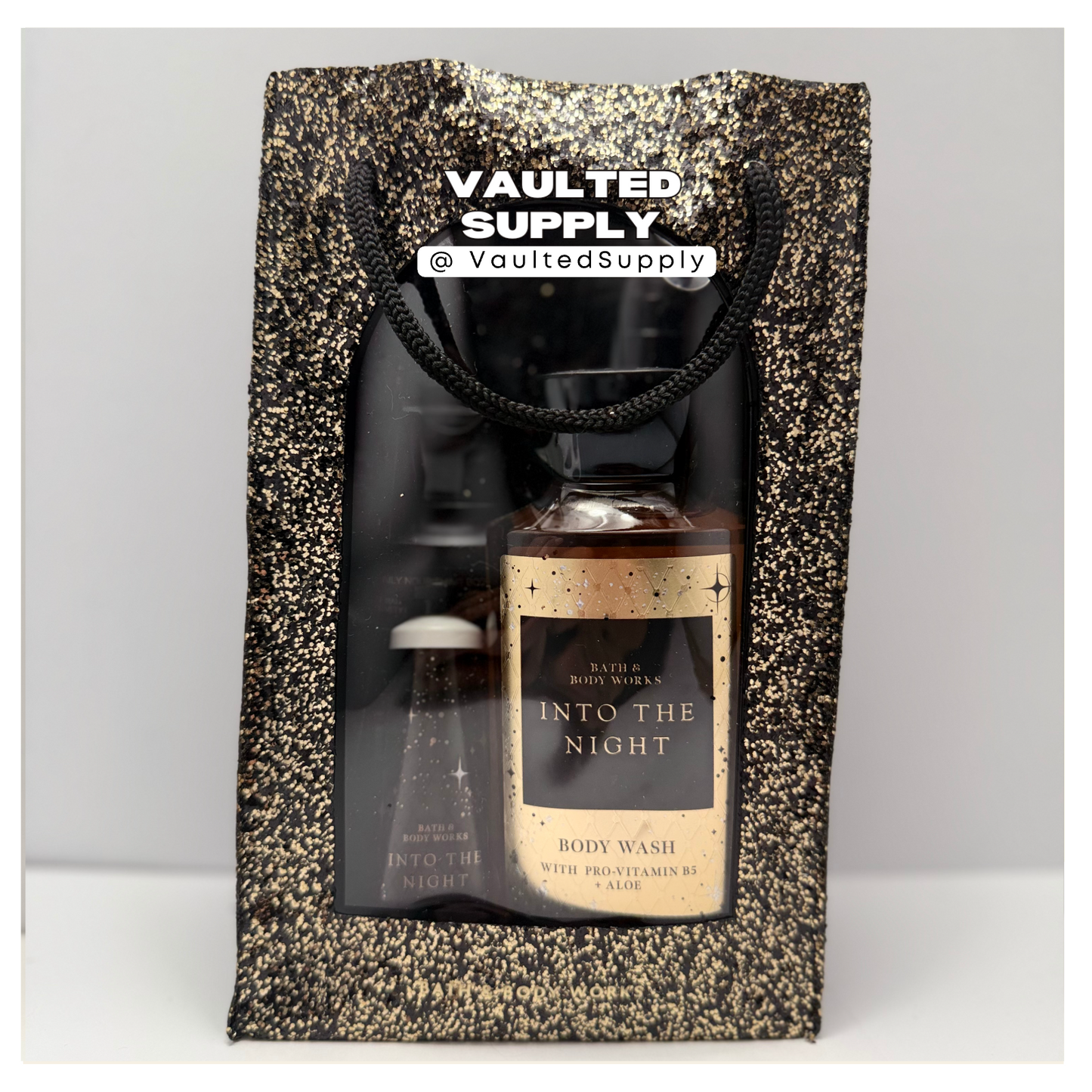 Bath & Body Works Into The Night Gift Set 4pc + Bag • Valentine Ready