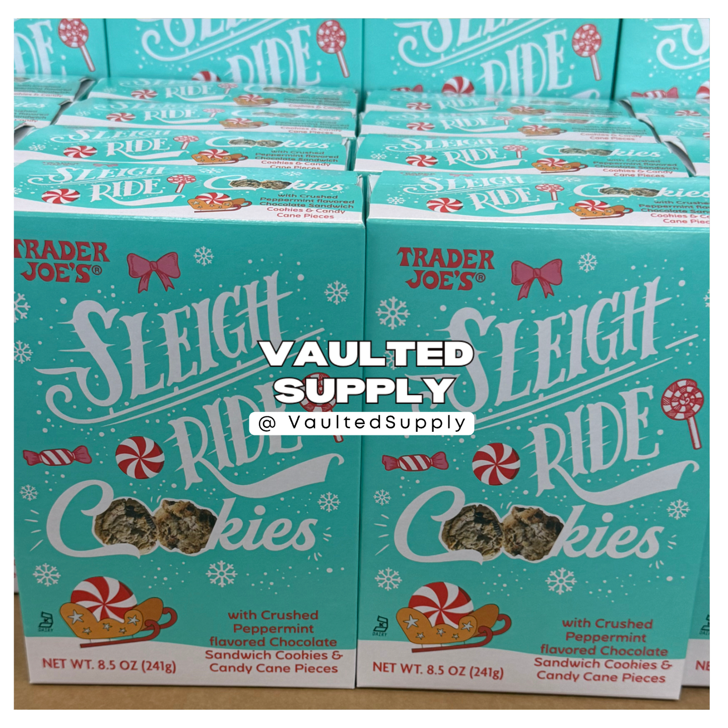 Trader Joe’s Sleigh Ride Cookies 8.5 oz • Limited Holiday Edition • EXP 01/2027