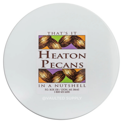 Heaton Pecans Gift Tin 2.3 lb – Roasted Salted, Chocolate Covered & Praline