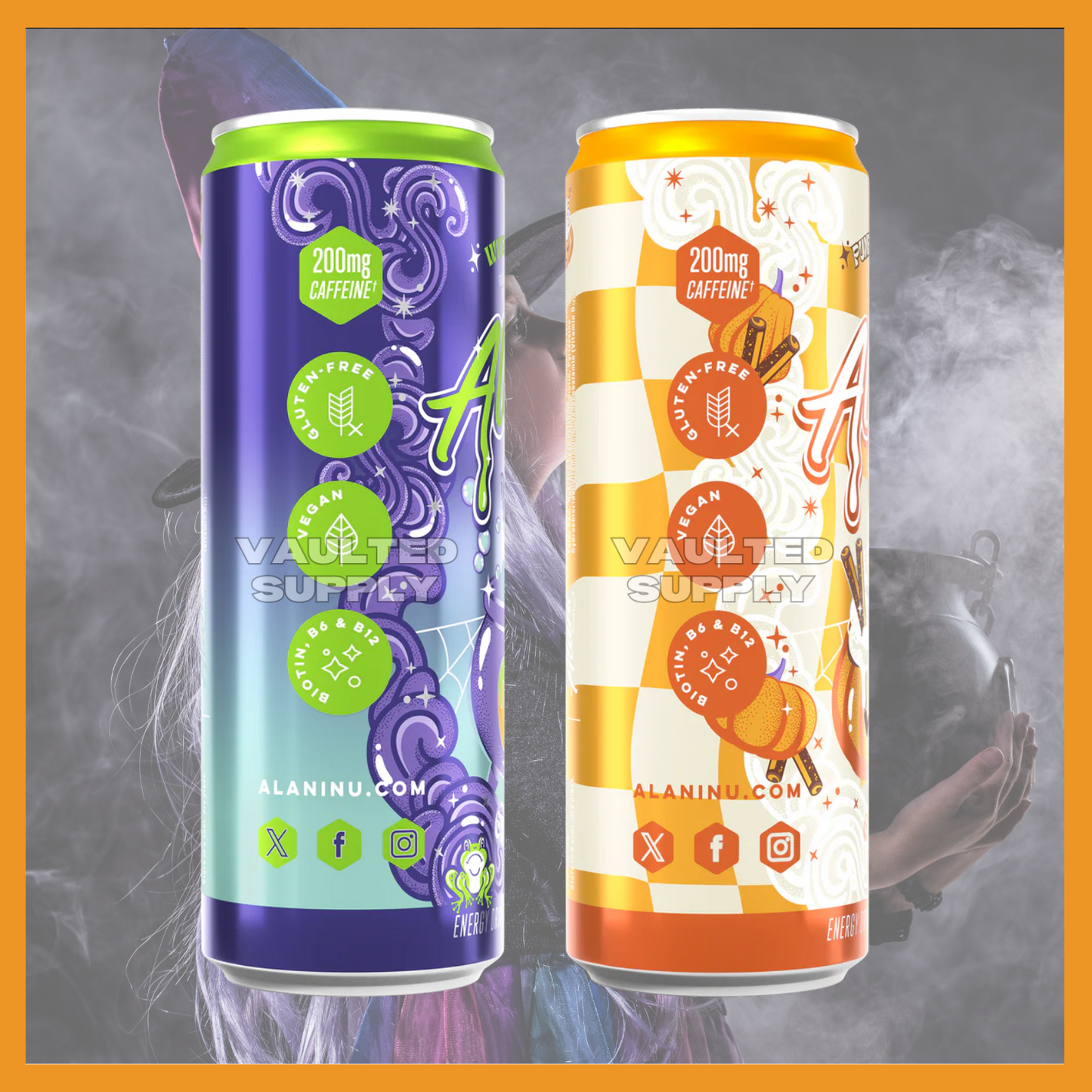 Alani Nu Witch's Brew Pumpkin Cream Variety Pack Energy Drink - 12pk / 12oz Can