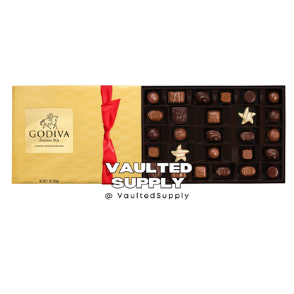 Godiva Assorted Chocolate Gift Box 4 Pack 11.3 oz Each • Holiday Ready