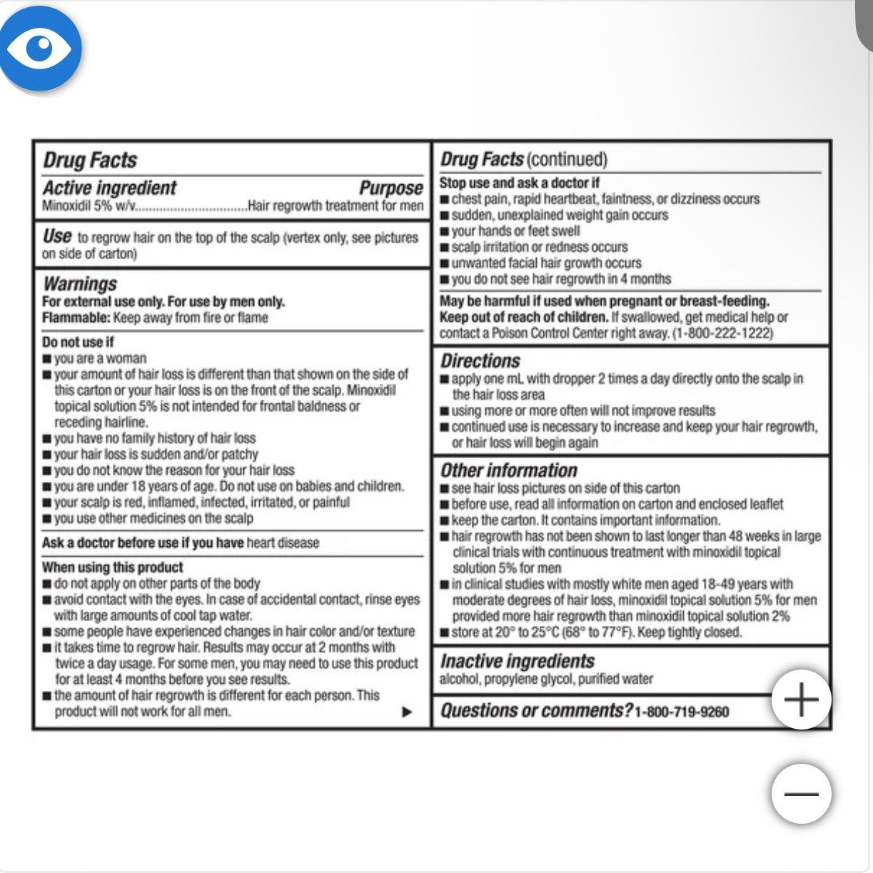 2-Pack Kirkland Minoxidil 5% + FREE Comb & Growth Tracker – Vaulted Supply