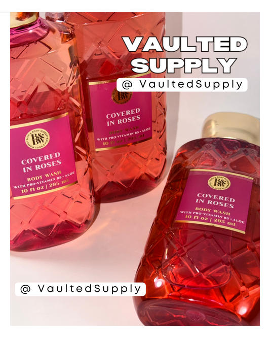 Bath & Body Works Covered In Roses Body Wash 10oz 3 Pack • Floral Rose Scent