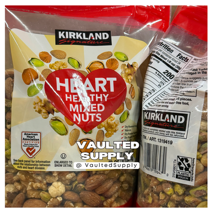 2 Packs Kirkland Signature Heart Healthy Mixed Nuts 36 oz Each Pack, Total 72 oz