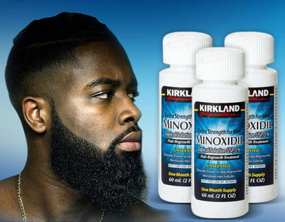 2-Pack Kirkland Minoxidil 5% + FREE Comb & Growth Tracker – Vaulted Supply