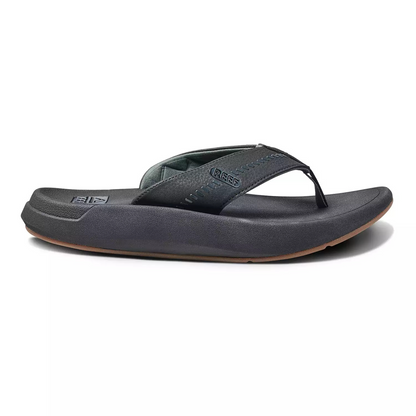 REEF Swellsole Rover Men’s Flip-Flop Sandals Black Comfort Arch Support Size 8