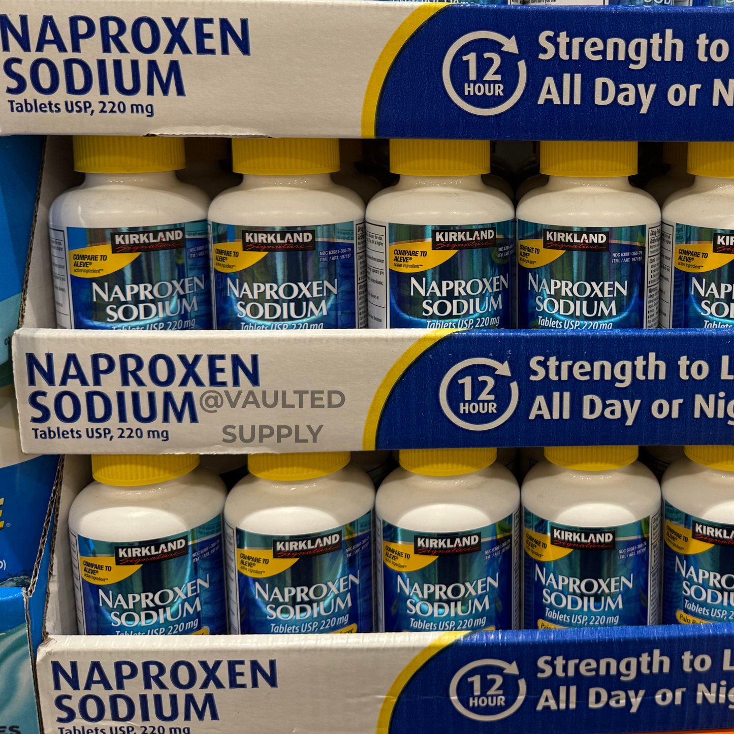 Kirkland Signature Naproxen Sodium, 220 mg, 400 Caplets EXP 06/2026