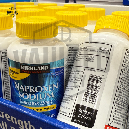 Kirkland Signature Naproxen Sodium, 220 mg, 400 Caplets EXP 06/2026