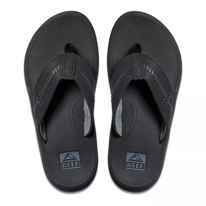 REEF Swellsole Rover Men’s Flip-Flop Sandals Black Comfort Arch Support Size 8