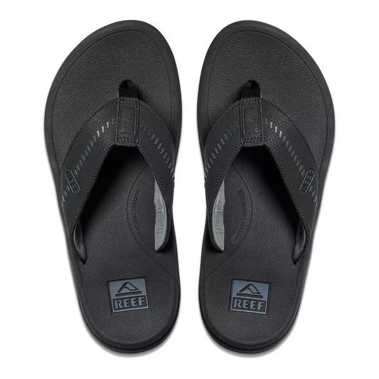 REEF Swellsole Rover Men’s Flip-Flop Sandals Black Comfort Arch Support Size 8