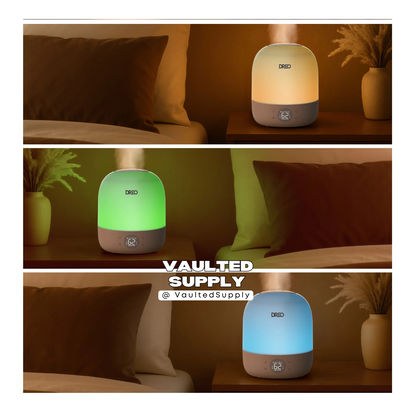 DREO Cool Mist Ultrasonic Humidifier 2 Pack | Night Light & Auto Shutoff