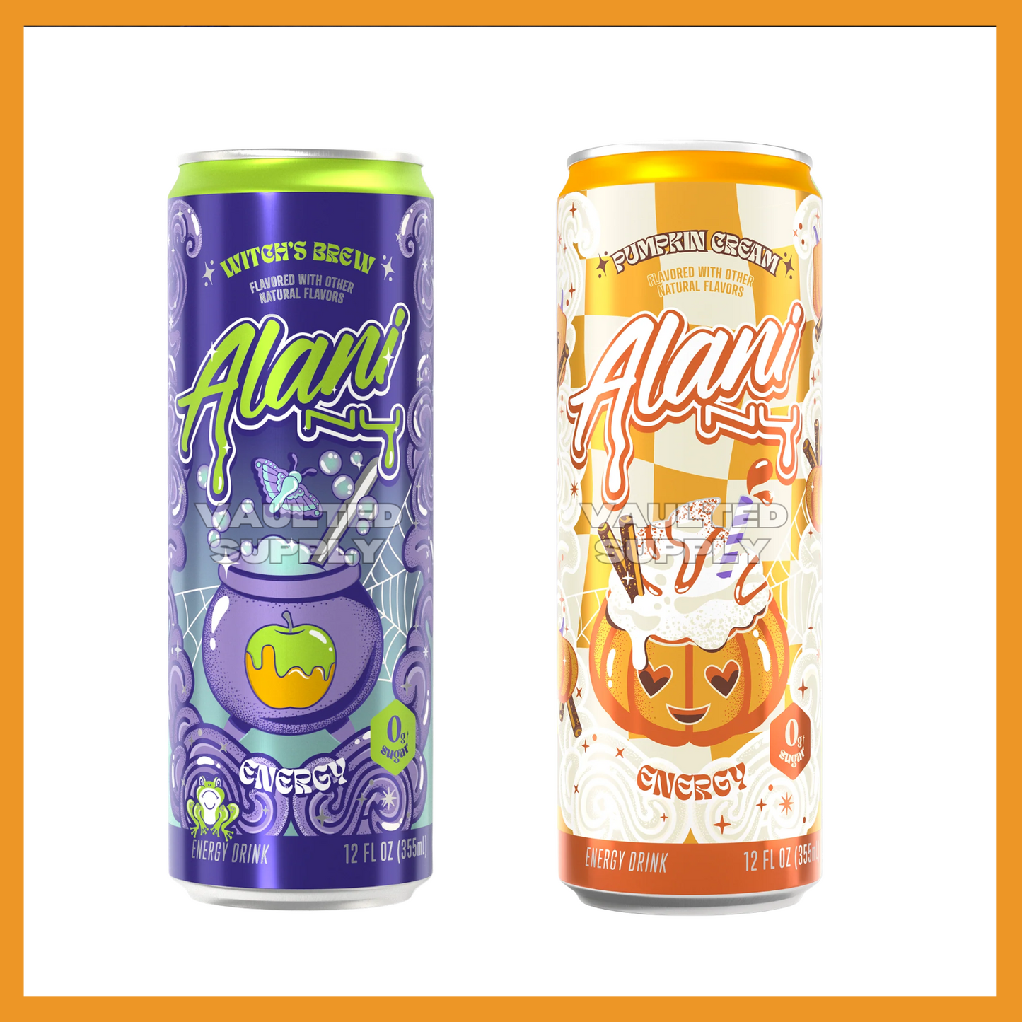 Alani Nu Witch's Brew Pumpkin Cream Variety Pack Energy Drink - 12pk / 12oz Can