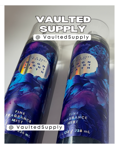Bath & Body Works MOONLIGHT PATH Fine Fragrance Body Mist Spray 8 Oz (2 pack)
