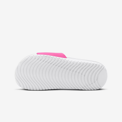 Nike Kawa Kids Slides Pink/Black Size 3Y Youth Sandals Comfort Slip On New