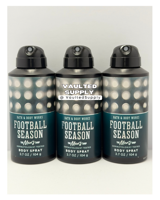 Bath & Body Works Football Season Body Spray 3-Pack | 3.7 oz Each