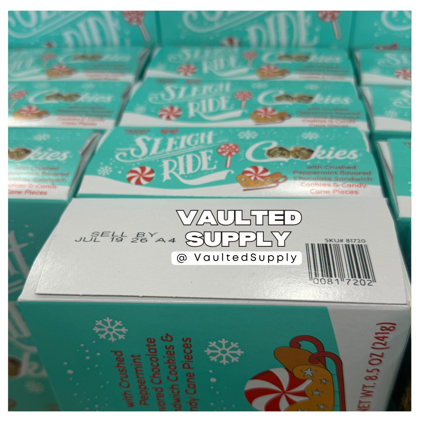 Trader Joe’s Sleigh Ride Cookies 8.5 oz • Limited Holiday Edition • EXP 01/2027