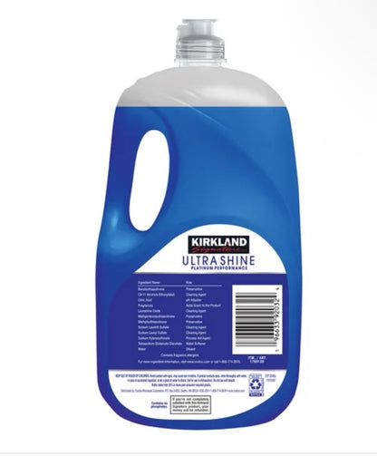 Kirkland Signature Ultra Shine Liquid Dish Soap, Fresh (90 Fluid Ounce)