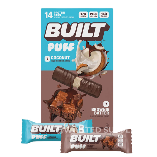 Built Puff Protein Bars, Brownie Batter & Coconut Flavors 1.41 oz, 1 - Box