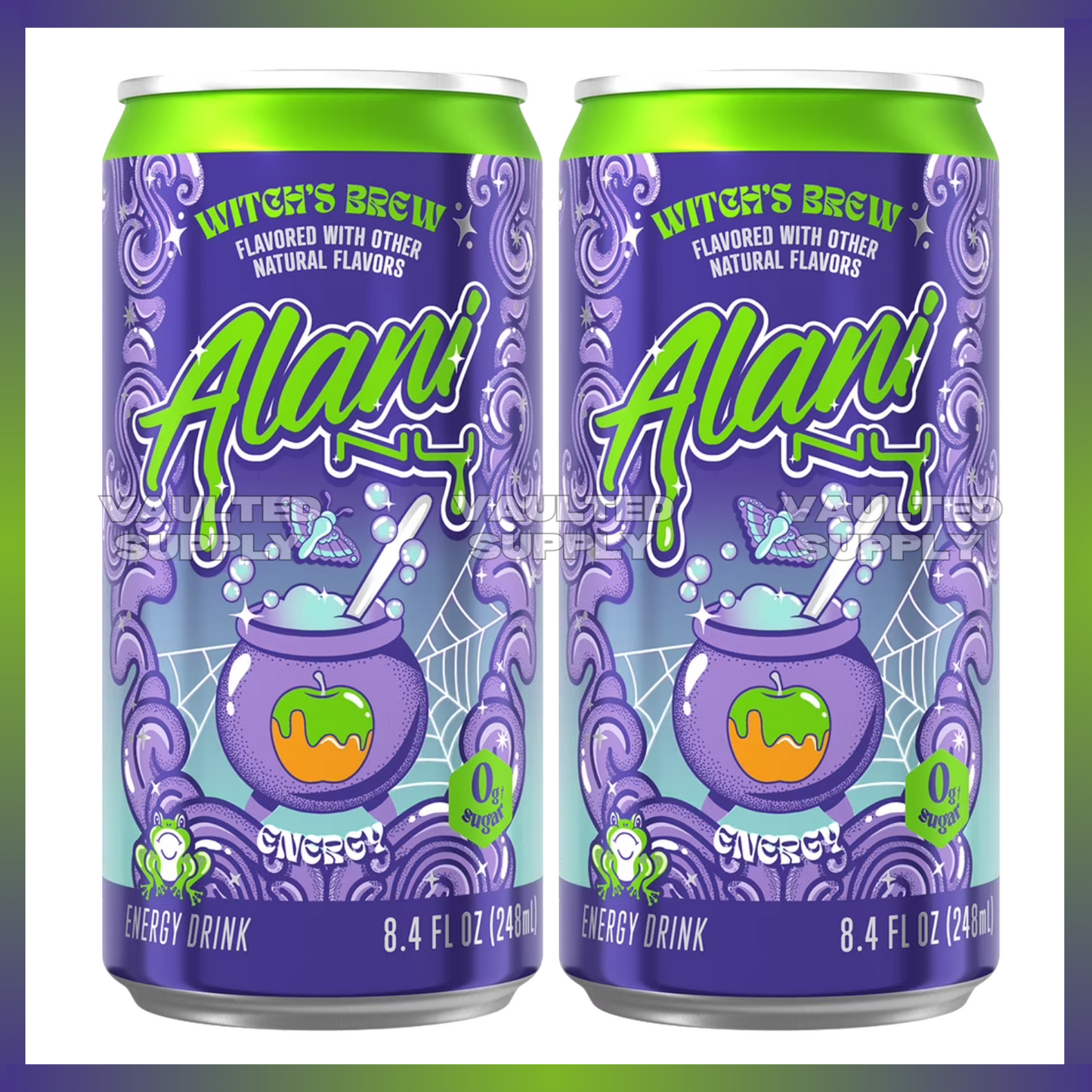 Alani Nu Energy Drink Mini Witches Brew 12 Pack | 8.4 fl oz Cans Zero Sugar
