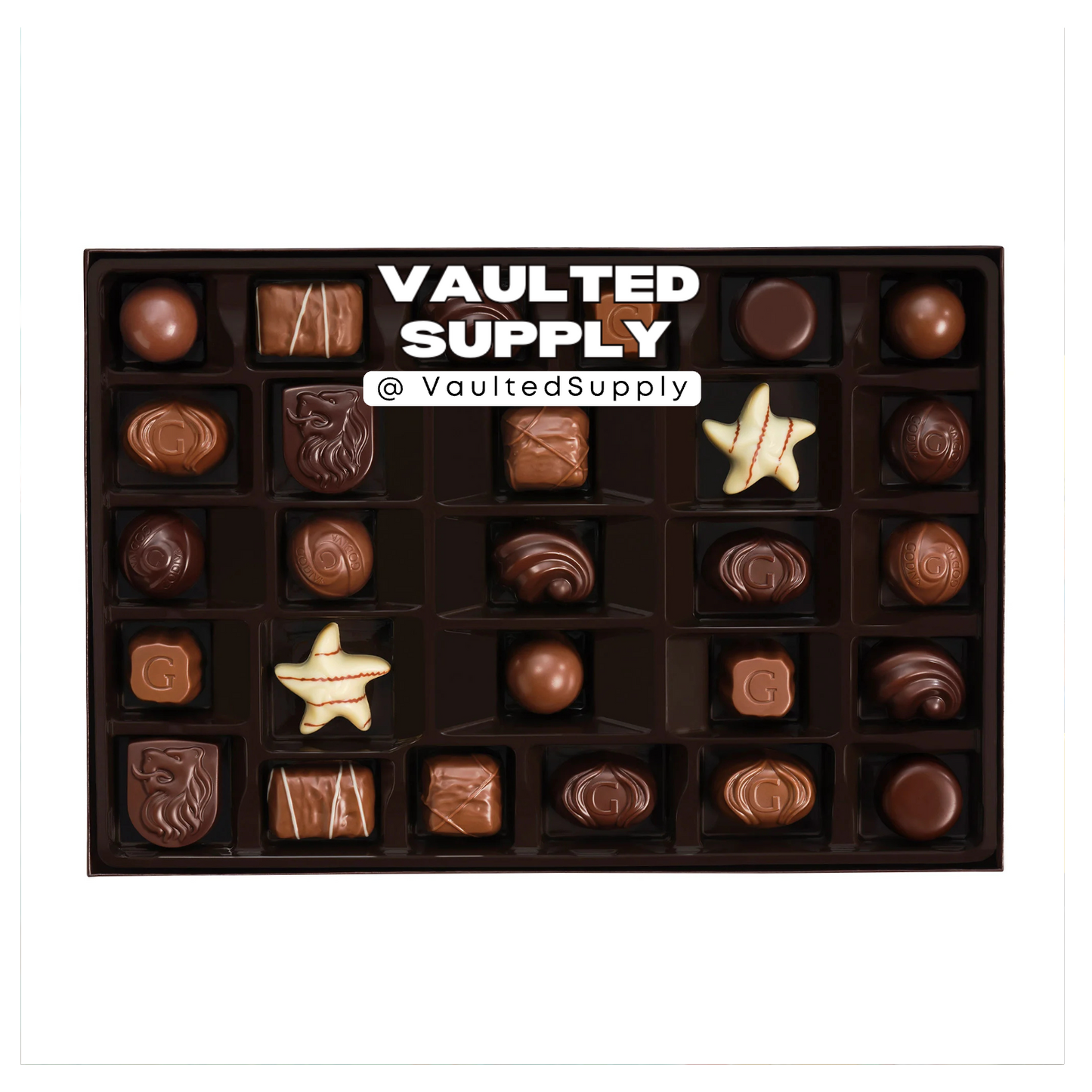 Godiva Assorted Chocolate Gift Box 4 Pack 11.3 oz Each • Holiday Ready