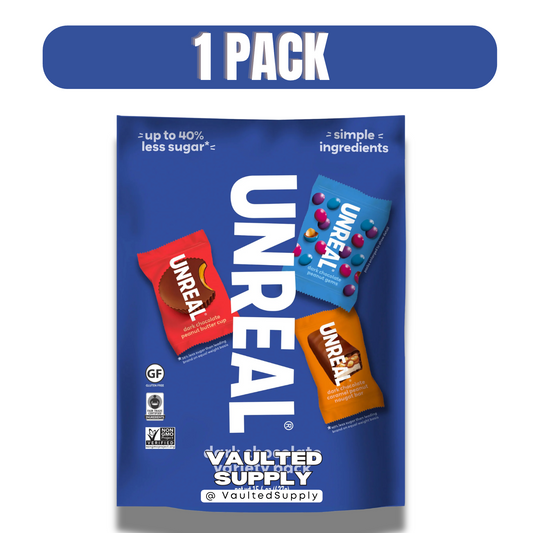 UNREAL Dark Chocolate Variety Pack 15.4 oz Less Sugar Gluten Free Candy