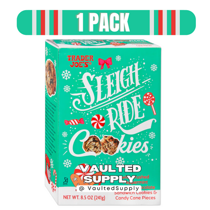 Trader Joe’s Sleigh Ride Cookies 8.5 oz • Limited Holiday Edition • EXP 01/2027