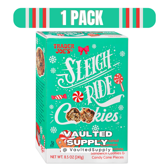 Trader Joe’s Sleigh Ride Cookies 8.5 oz • Limited Holiday Edition • EXP 01/2027