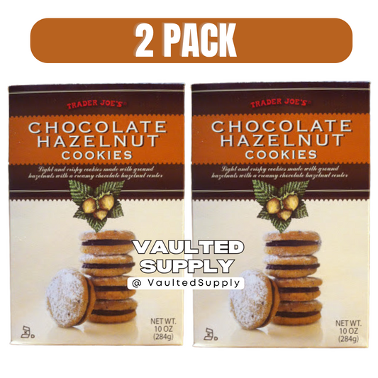 Trader Joe’s Chocolate Hazelnut Cookies 10 oz – 2 Pack Fresh Batch Crisp