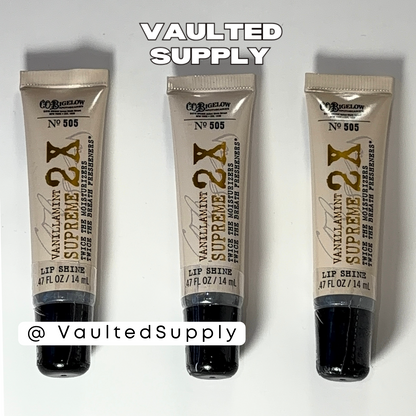 Bath & Body Works VANILLA MINT SUPREME Lip Shine SEALED NEW 3X