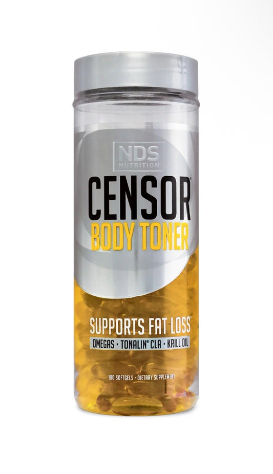 NDS Censor Body Toner - Supports Fat Loss & Body Toning - 180 Softgels