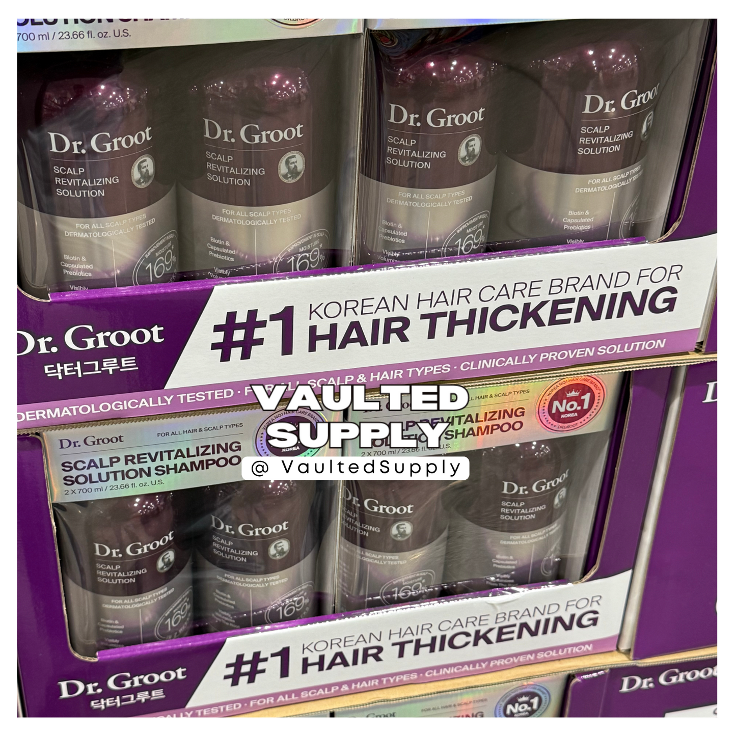 Dr. Groot Scalp Revitalizing Shampoo 2 Pack 23.6 fl oz Each – Hair Thickening