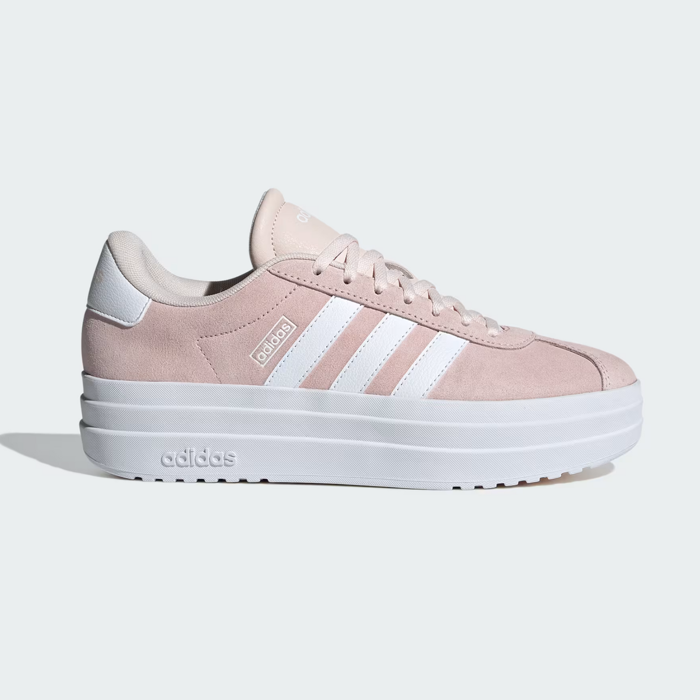 Adidas VL Court Bold Women’s Athletic Shoes Pink White Sneakers Size 11 New