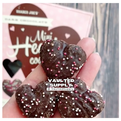 Trader Joe’s Mini Dark Chocolate Heart Cookies – Valentine’s Day 2 Pack 10oz