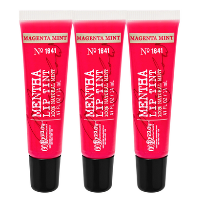 3 BATH & BODY WORKS LIPLICIOUS CO BIGELOW MAGENTA MINT MENTHA LIP TINT GLOSS LOT