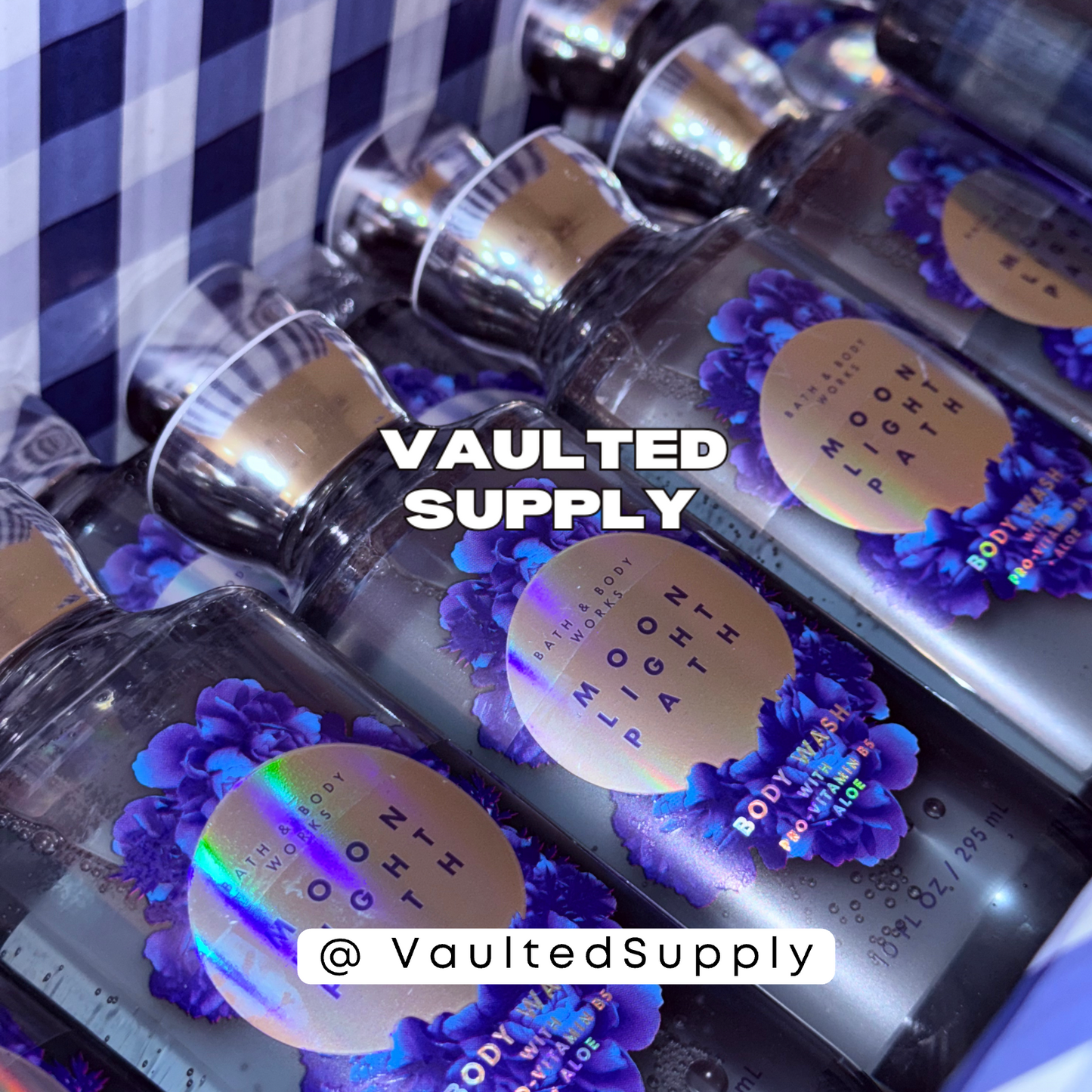 Bath & Body Works MOONLIGHT PATH Body Wash  10oz (3 pack)