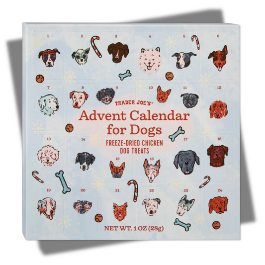 Trader Joe’s Advent Calendar for Dogs 2025 • Freeze-Dried Chicken Treats