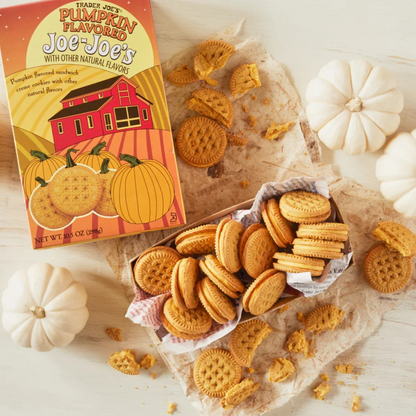 Trader Joe's Pumpkin Joe-Joe's Cookies, 10.5 oz Box (Pack of 2)