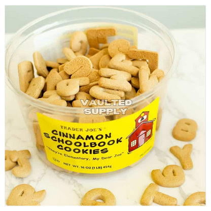 Trader Joe’s Cinnamon Schoolbook Cookies 16oz Each (2 Pack) Kosher