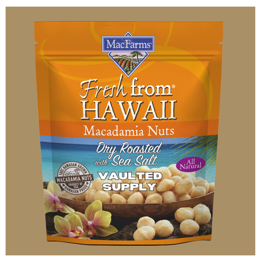 MacFarms Hawaii Macadamia Nuts 24oz – Dry Roasted with Sea Salt EXP 07/26