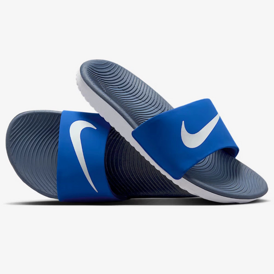 Nike Kawa Slide GS/PS Big Kids Sandals 6Y Game Royal White Thunder Blue – Women’